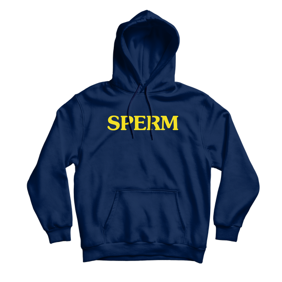 Sperm Navy Hoodie