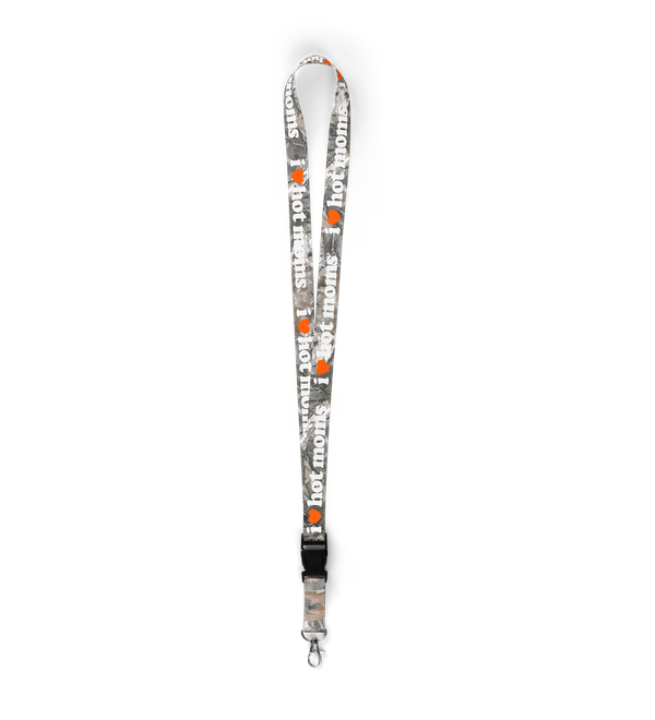I Heart Hot Moms Camo Lanyard – Danny Duncan