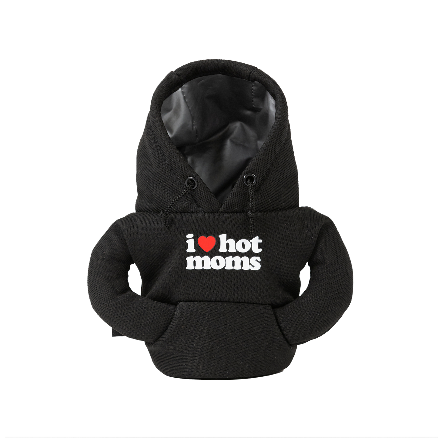 I Heart Hot Moms Hoodie Koozie