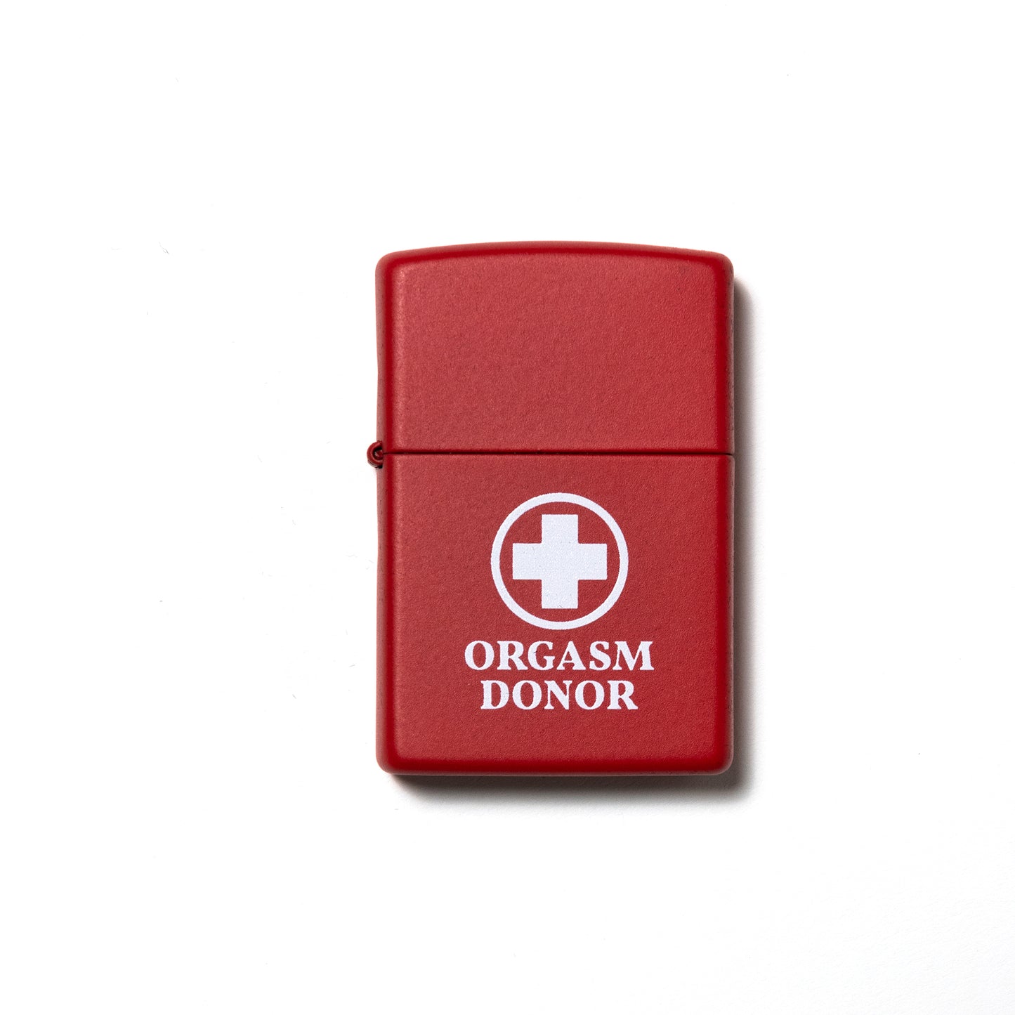 Orgasm Donor Red Zippo Lighter