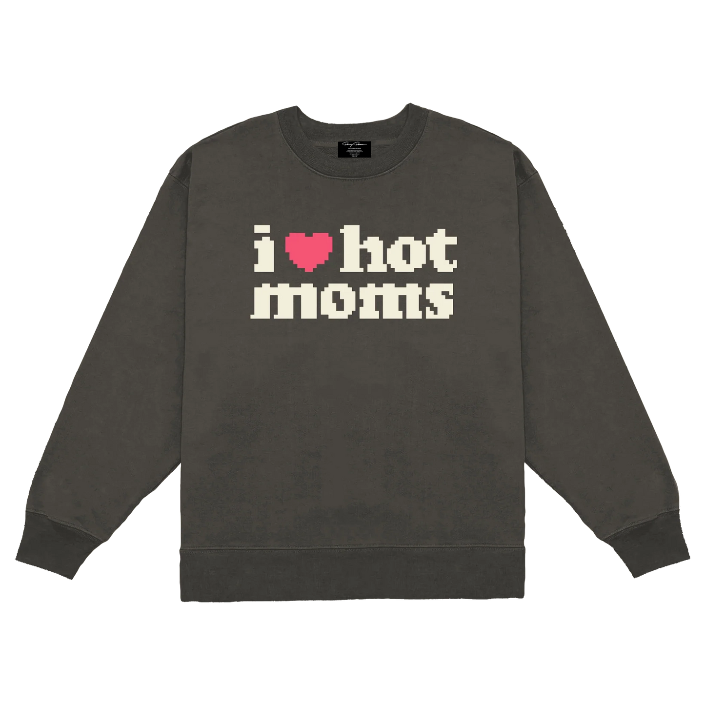 I Heart Hot Moms 8Bit Vintage Crewneck
