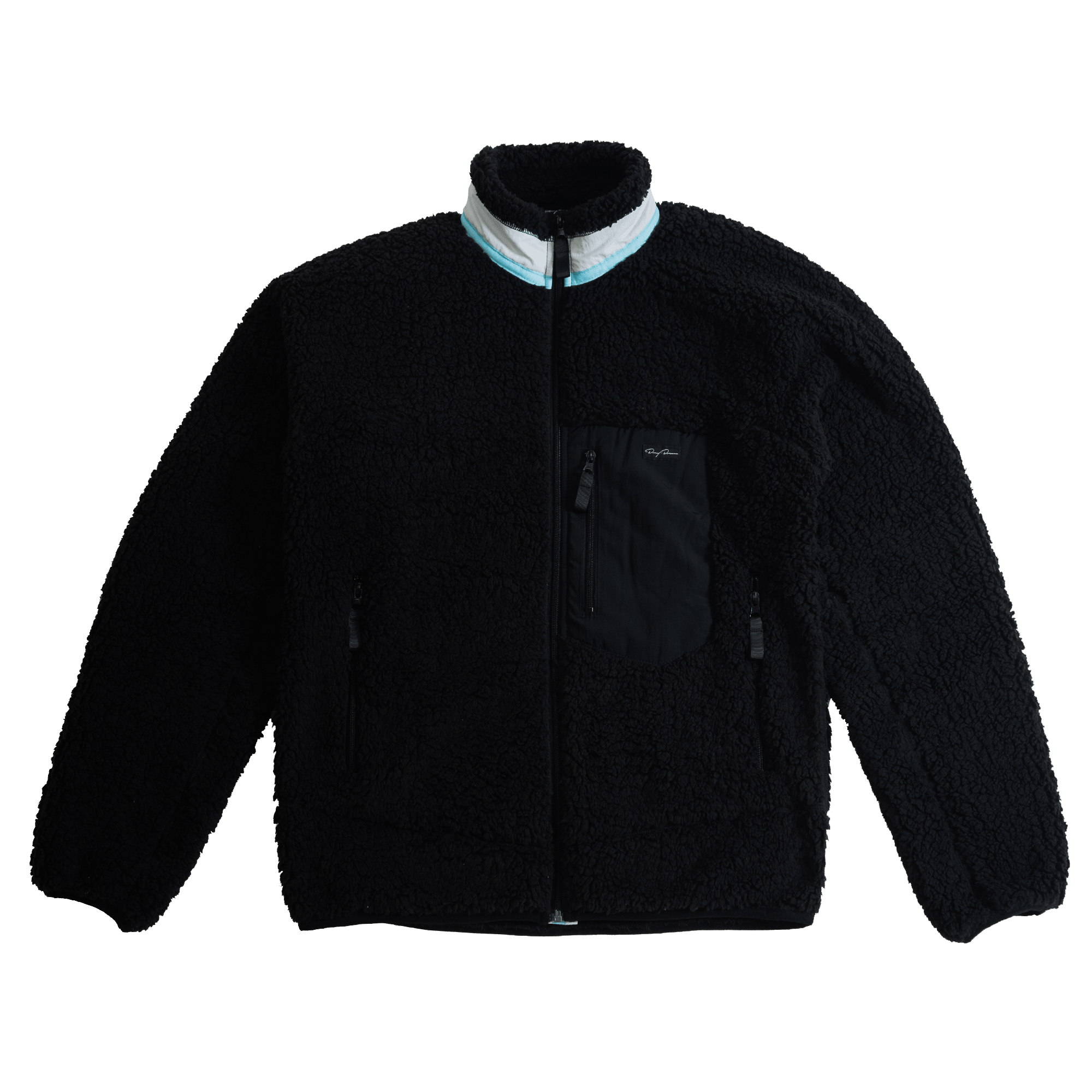 超希少 【ジェニー】刺繍ロゴ ブラック×ブラック フリース ジャケット Signature Black Fleece Jacket – Danny Duncan