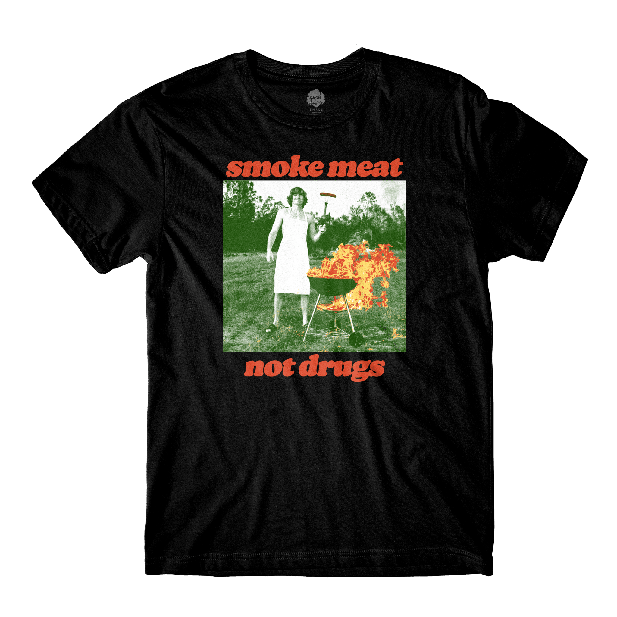 Smoke Meat Not Drugs Black Tee – Danny Duncan