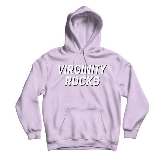 Virginity Rocks Lavender Hoodie