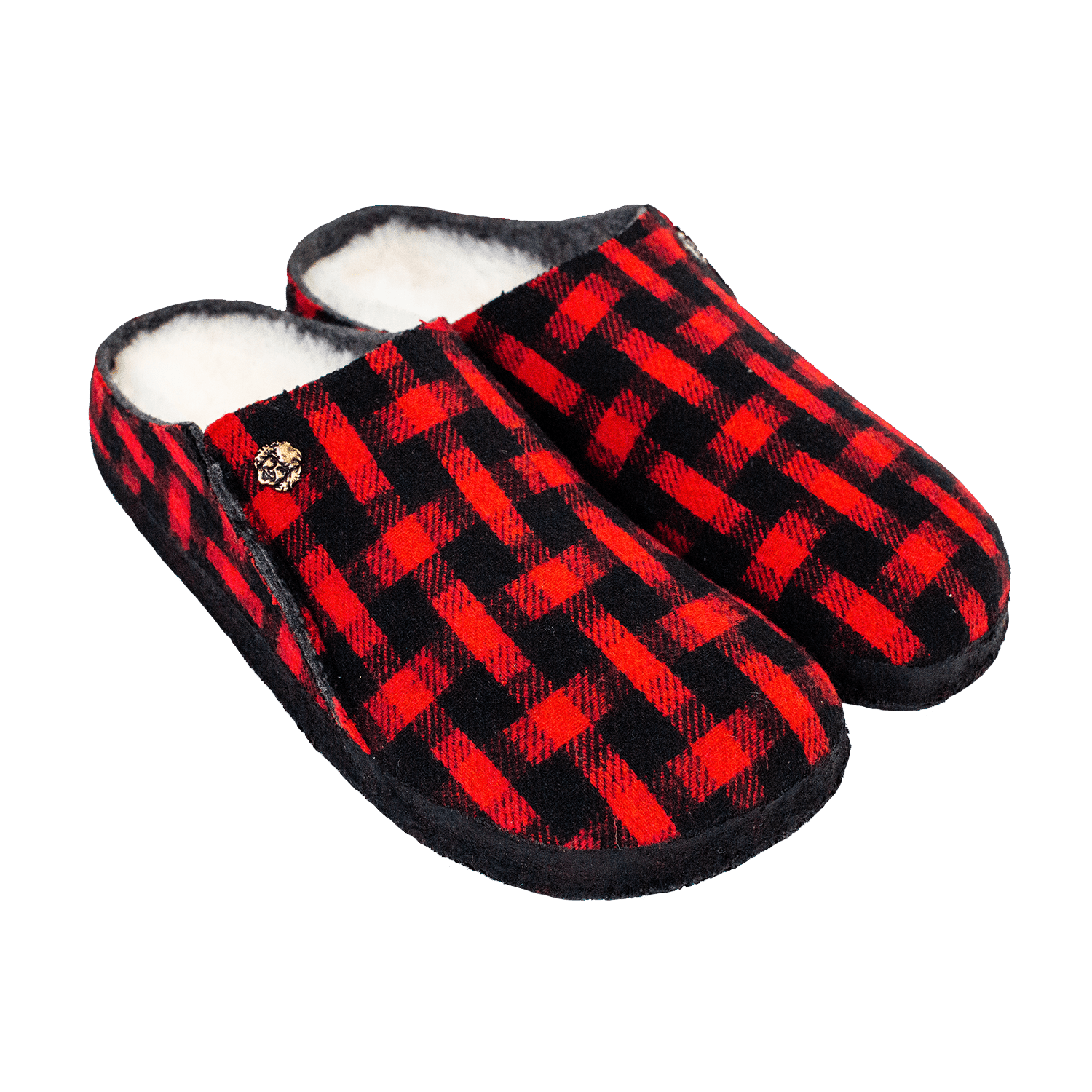Danny Duncan Black/Red Slippers