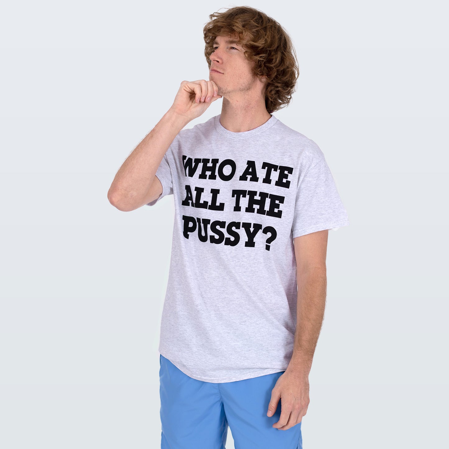 Who Ate It All Grey Tee