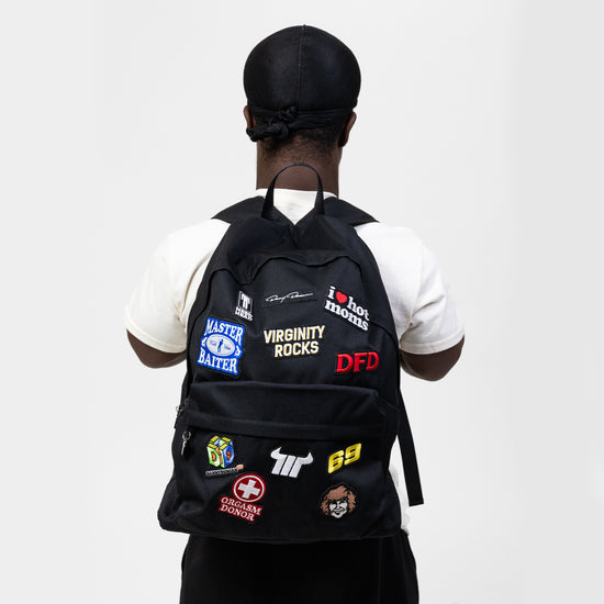 Load image into Gallery viewer, Signature Patchwork Backpack
