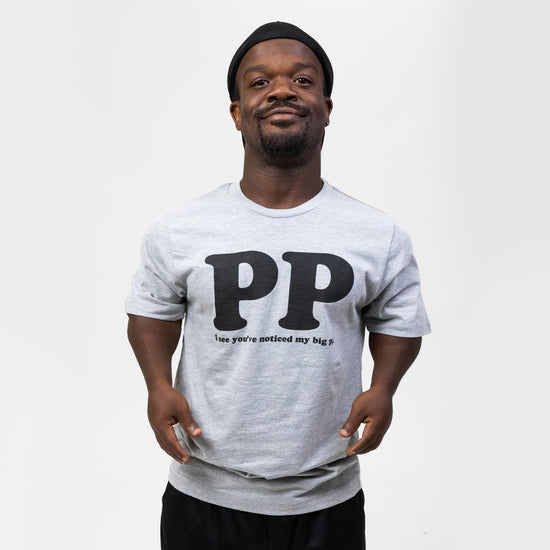 Load image into Gallery viewer, Big PP Grey Tee
