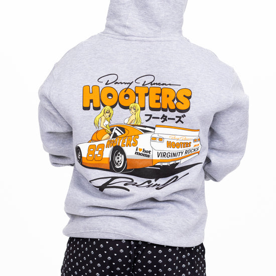 Hooters Racing Grey Hoodie