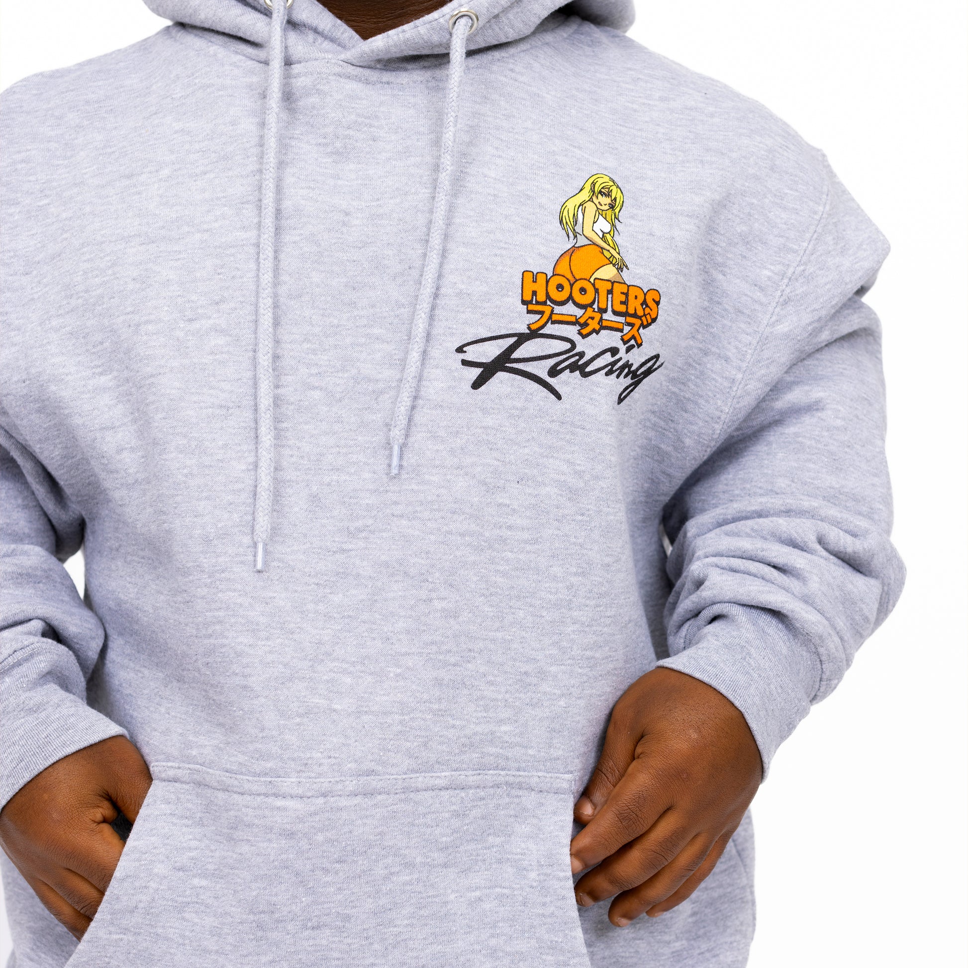 Hooters Racing Grey Hoodie