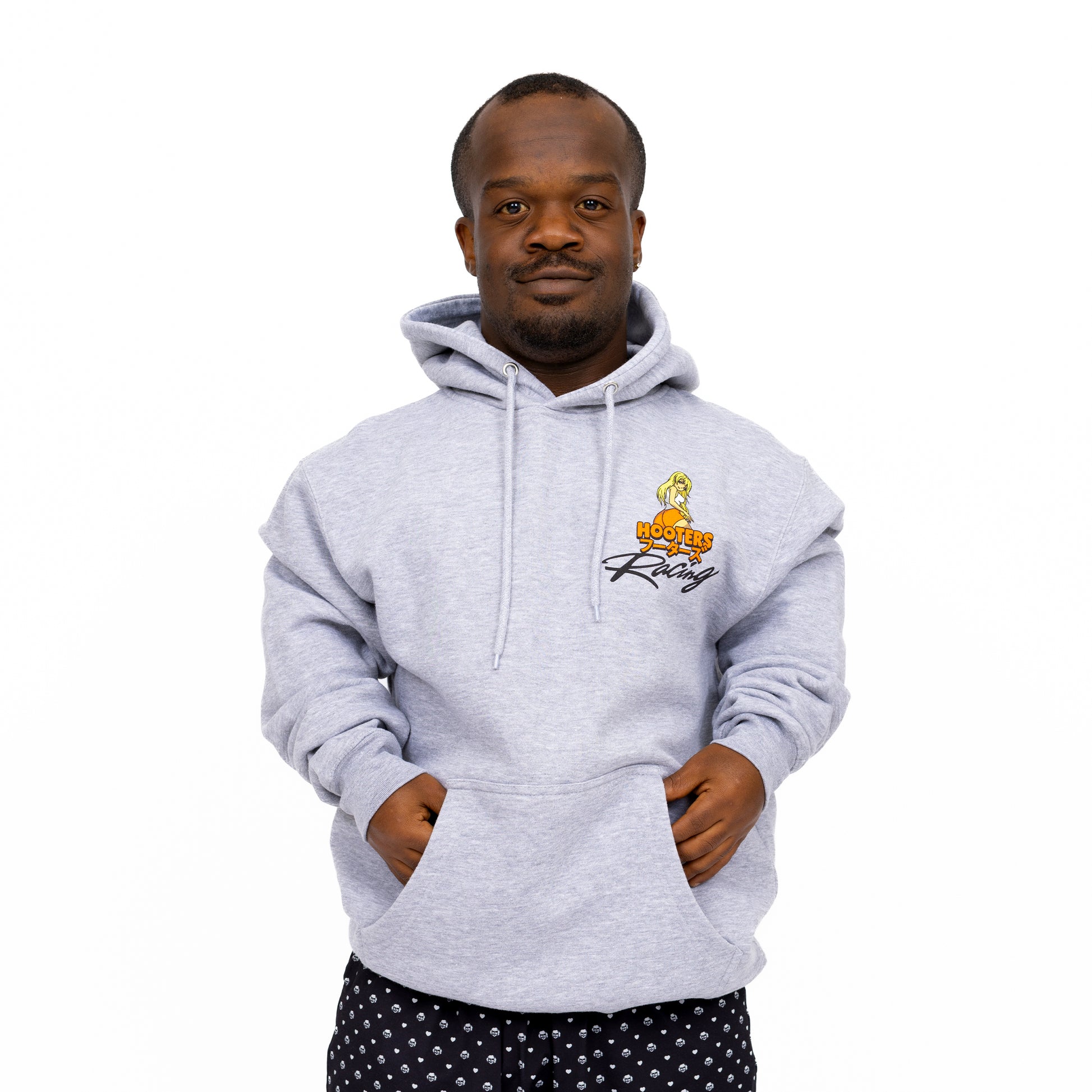 Hooters Racing Grey Hoodie