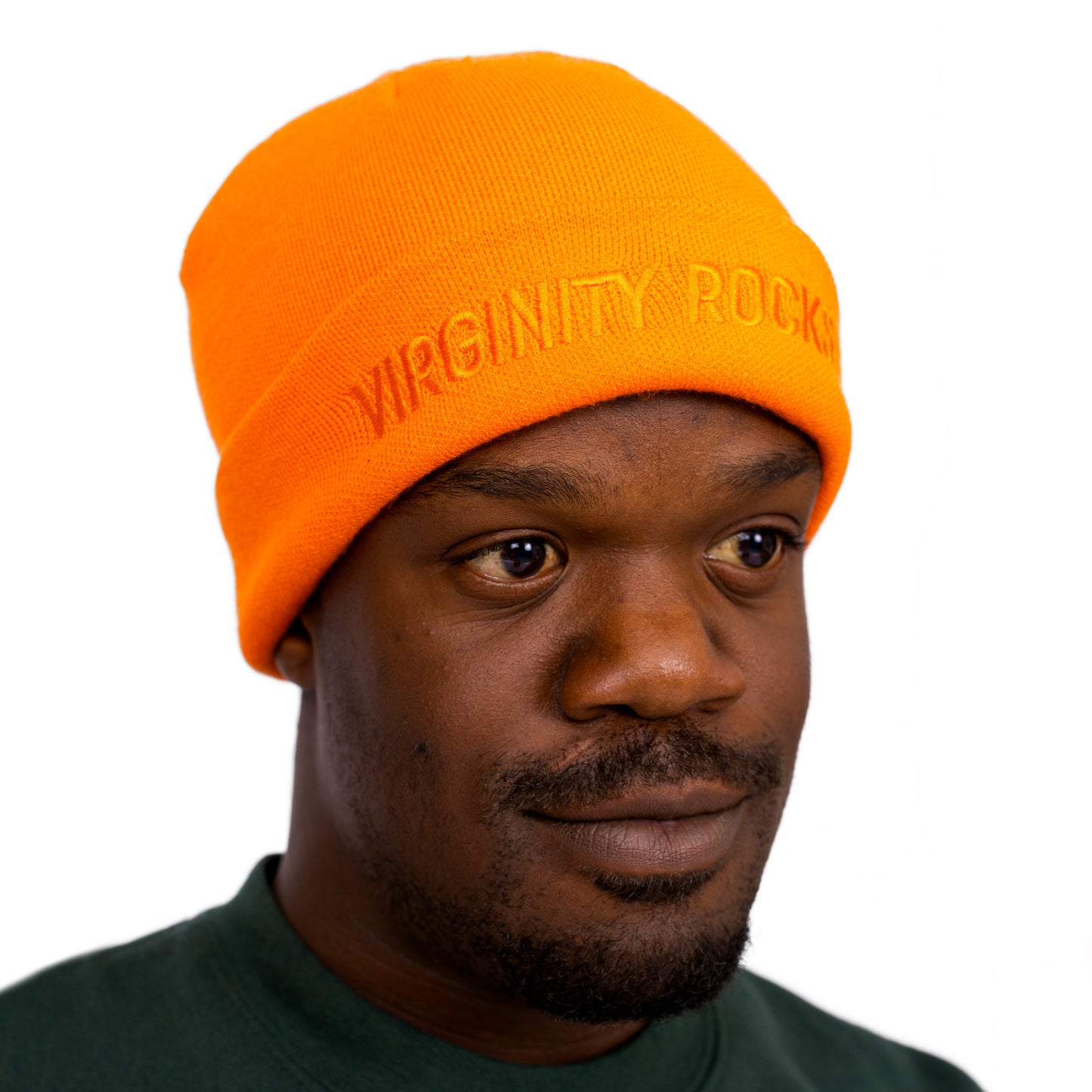 Virginity Rocks Orange Beanie