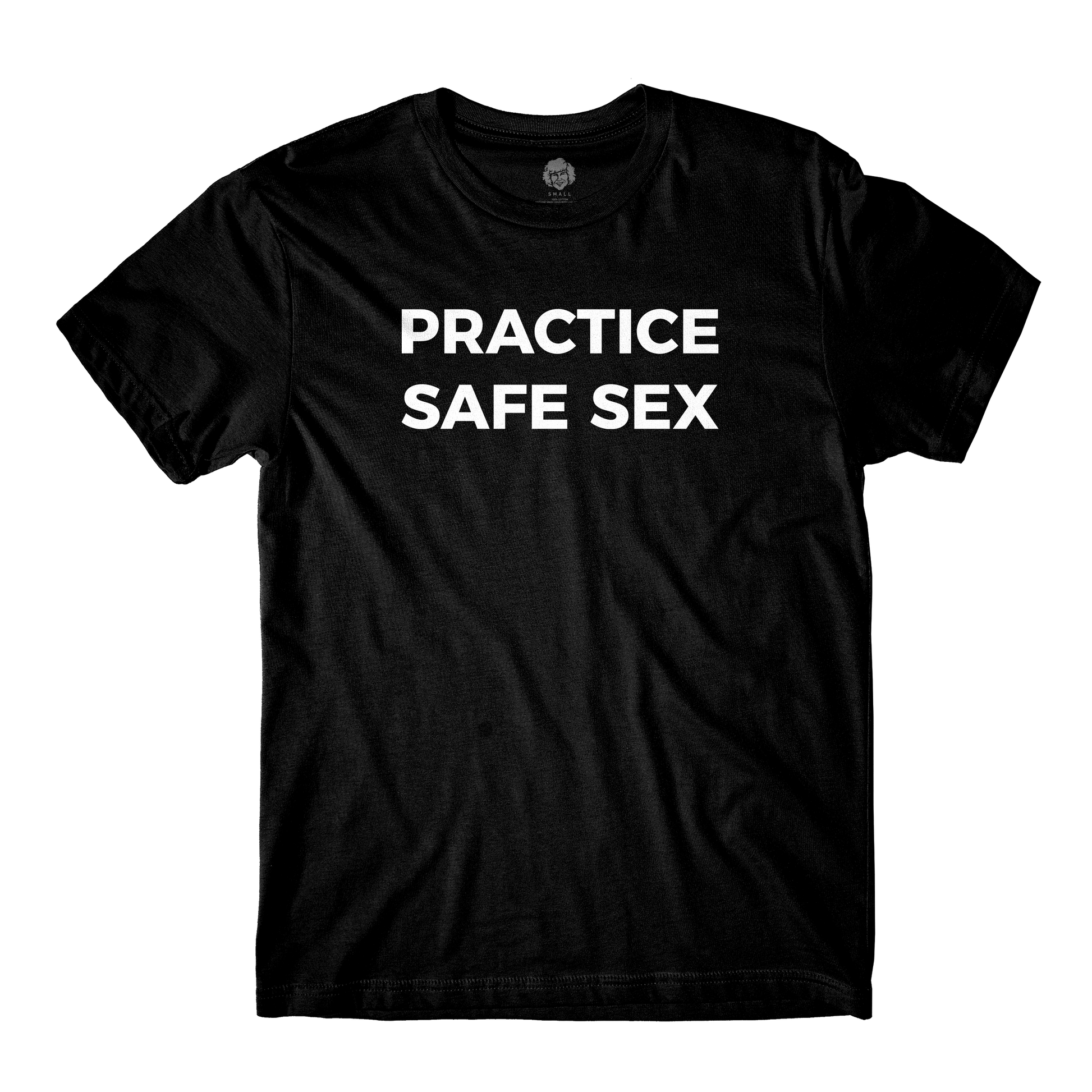 Practice Safe Sex Black Tee