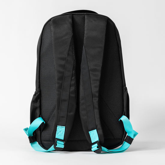 Virginity Rocks Black & Teal Nylon Backpack