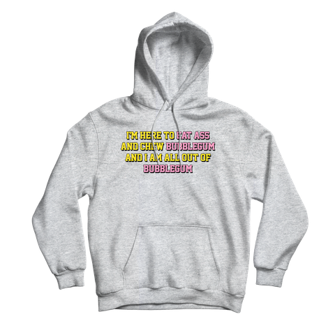 Chew Bubblegum Grey Hoodie