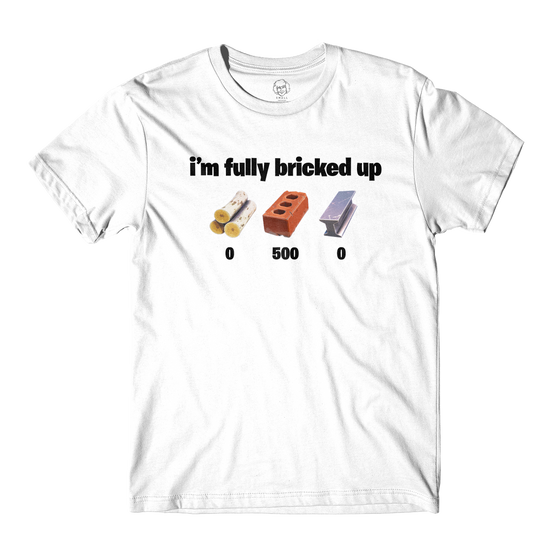 Bricked Up White Tee