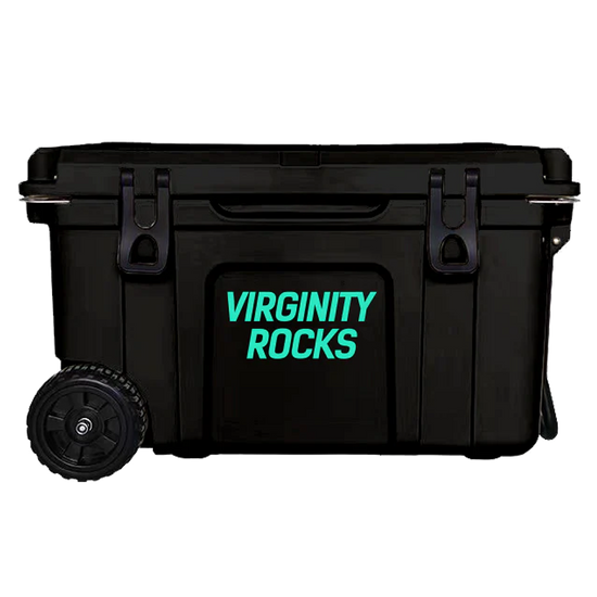 Virginity Rocks Black Cooler