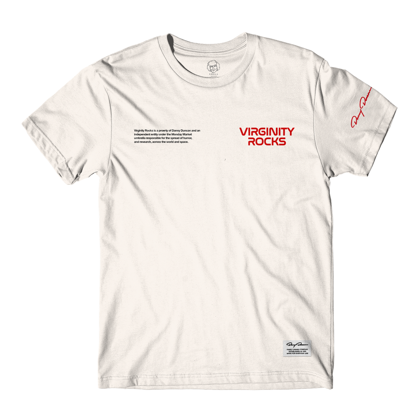 Virginity Rocks Earth Natural Tee