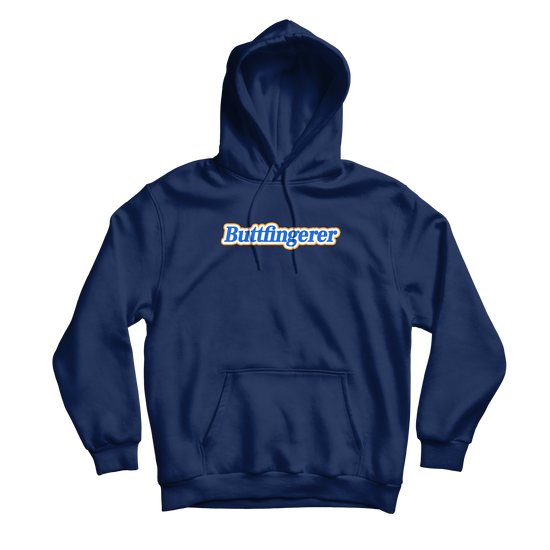 Buttfingerer Navy Hoodie