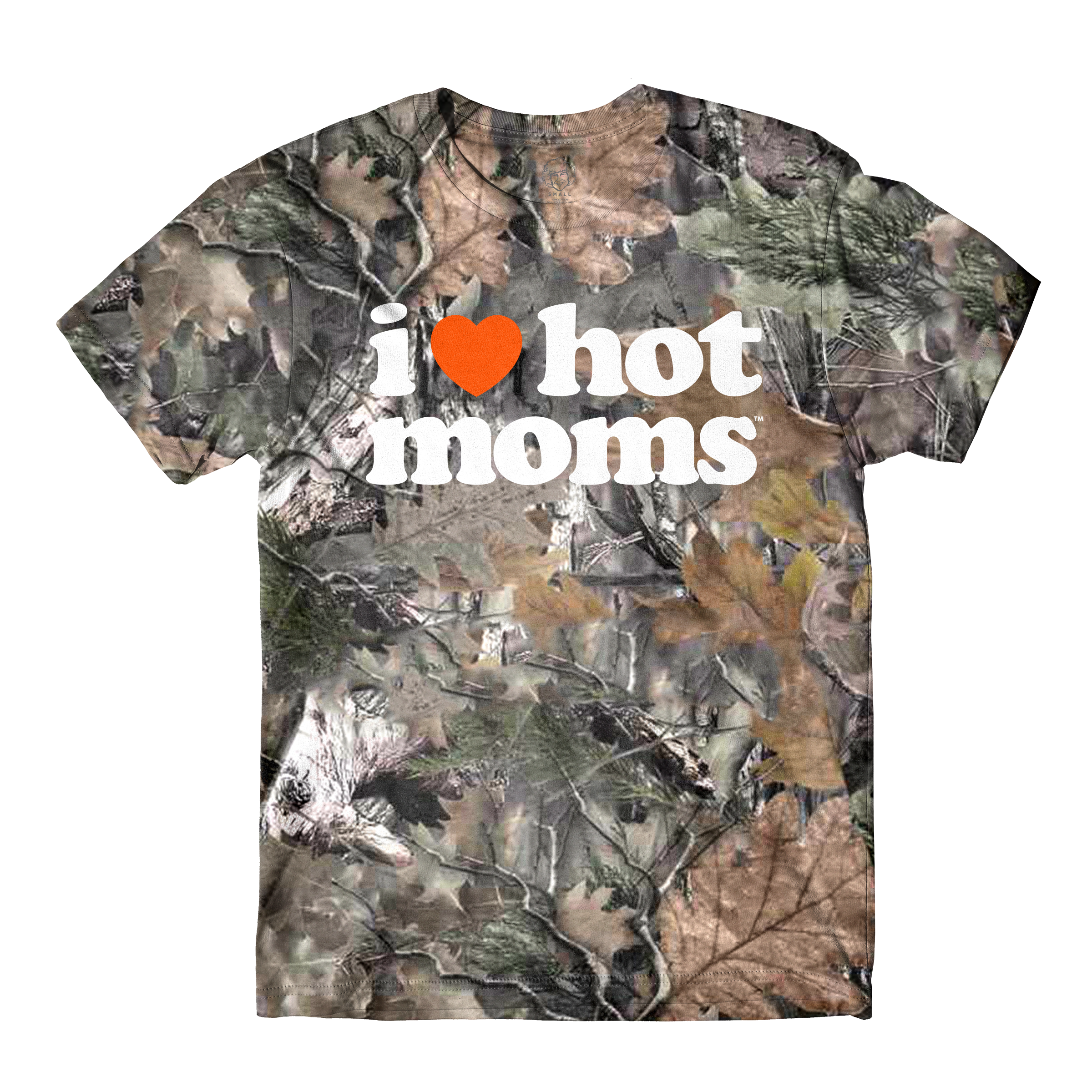 I Heart Hot Moms Camo Tee