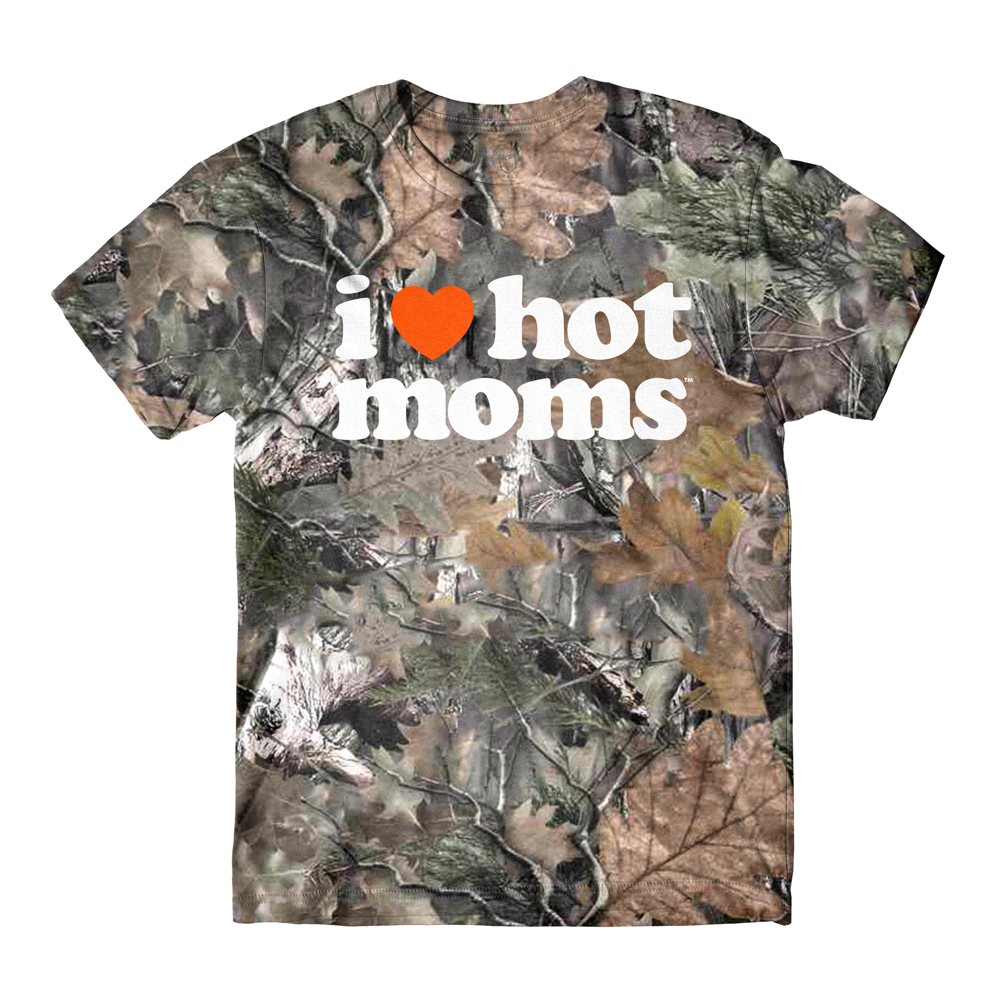 I Heart Hot Moms Camo Tee
