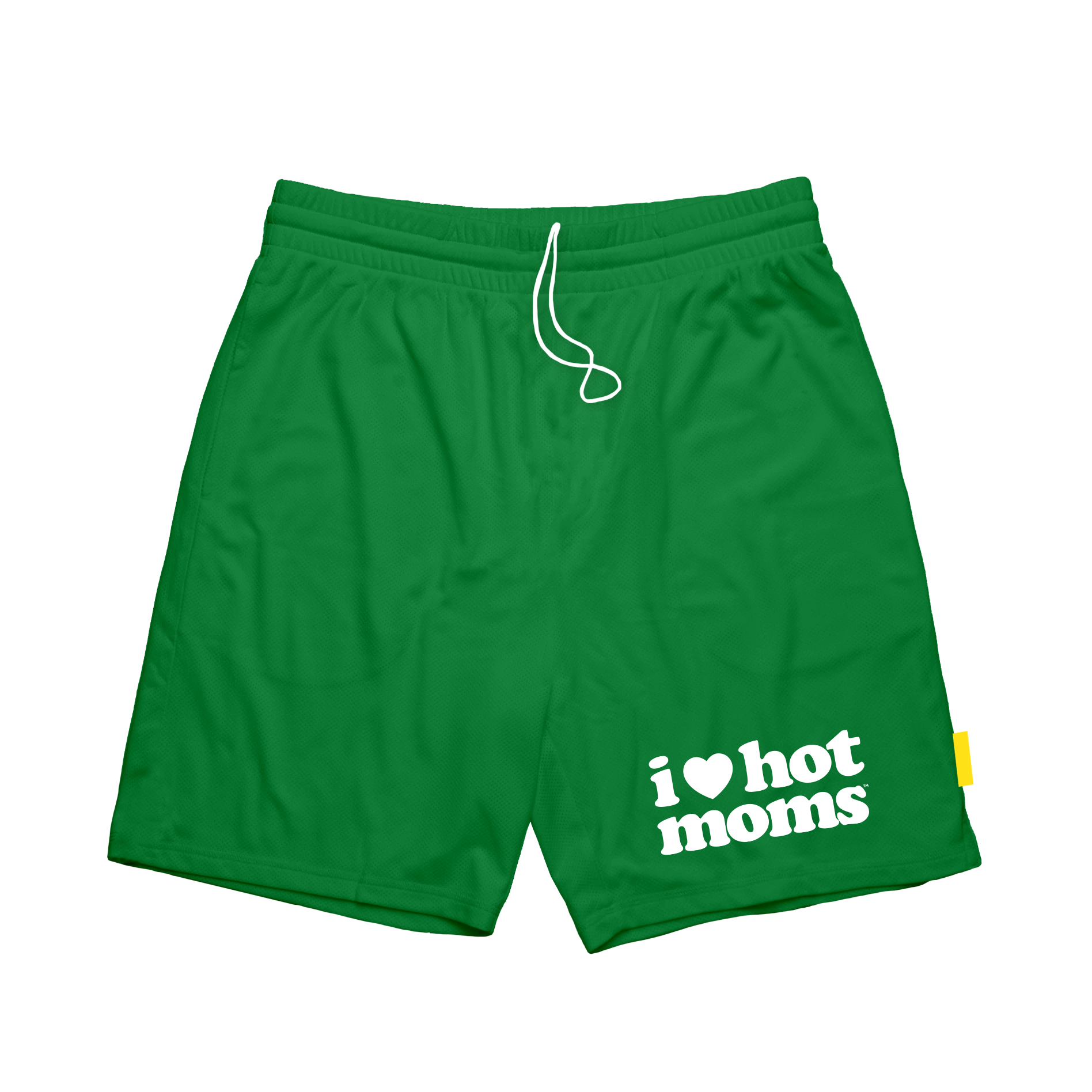 I Heart Hot Moms Green Mesh Shorts – Danny Duncan