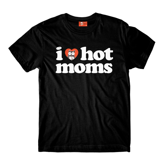 I Heart Hot Moms x Hooters Black Tee