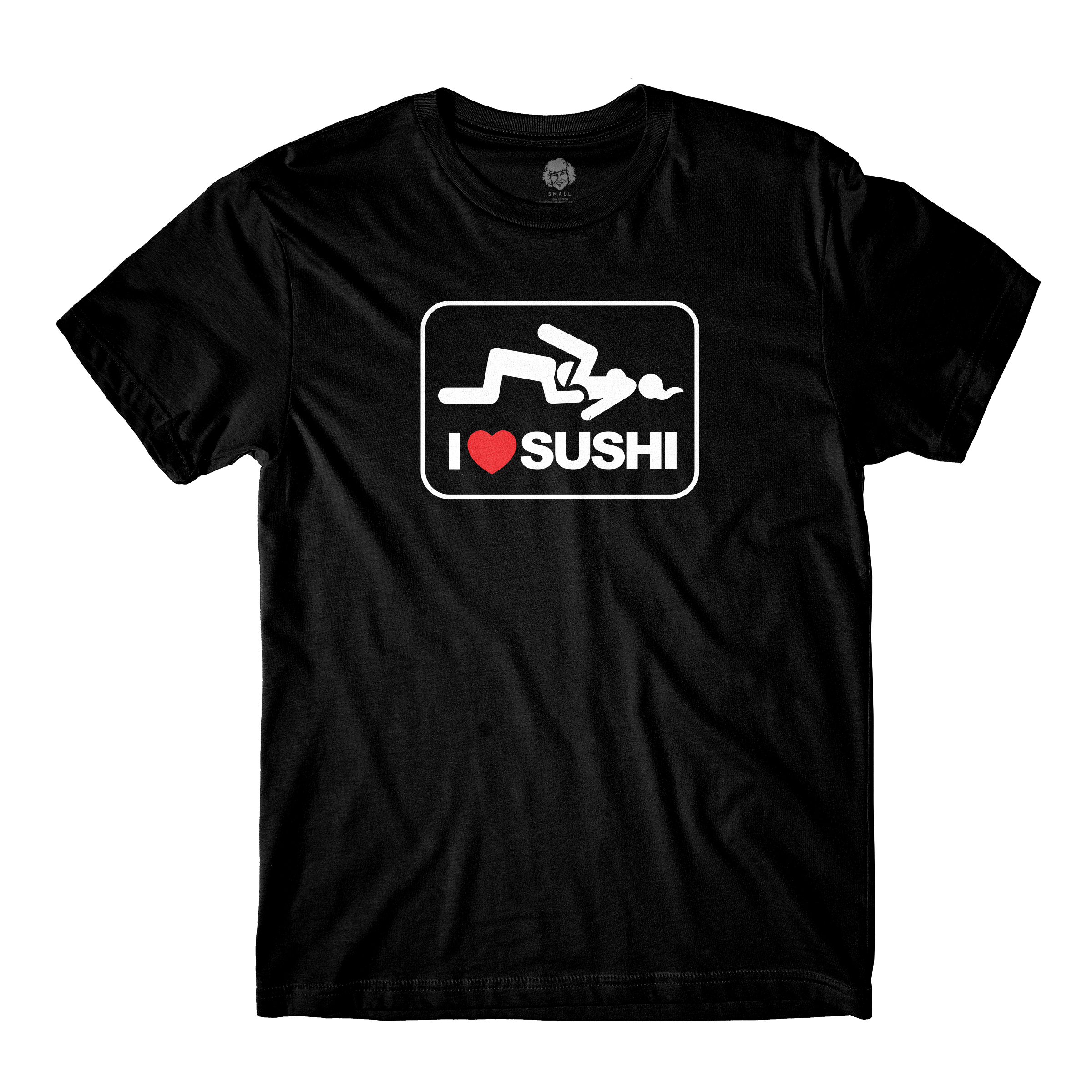I Heart Sushi Black Tee