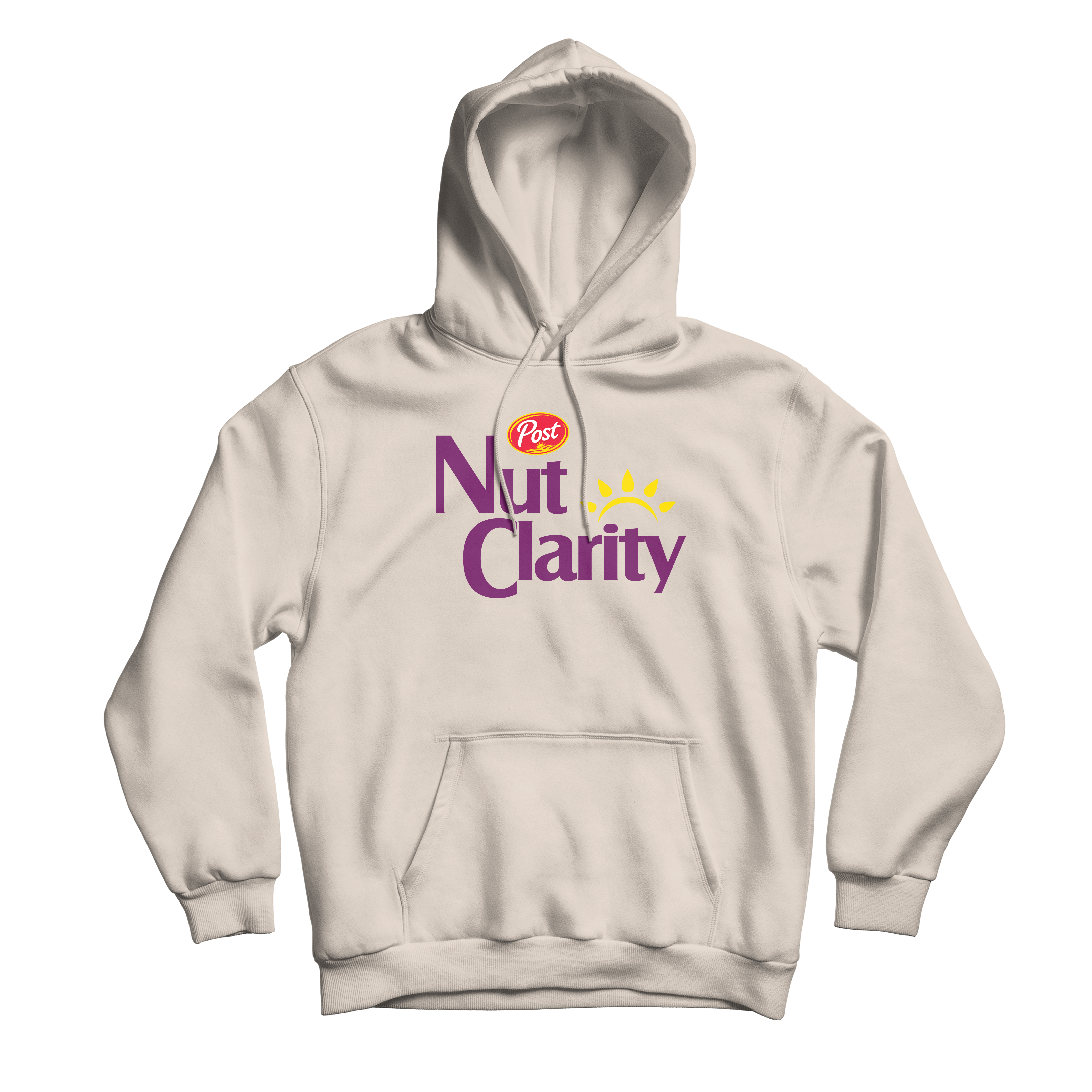 Post Nut Clarity Natural Hoodie
