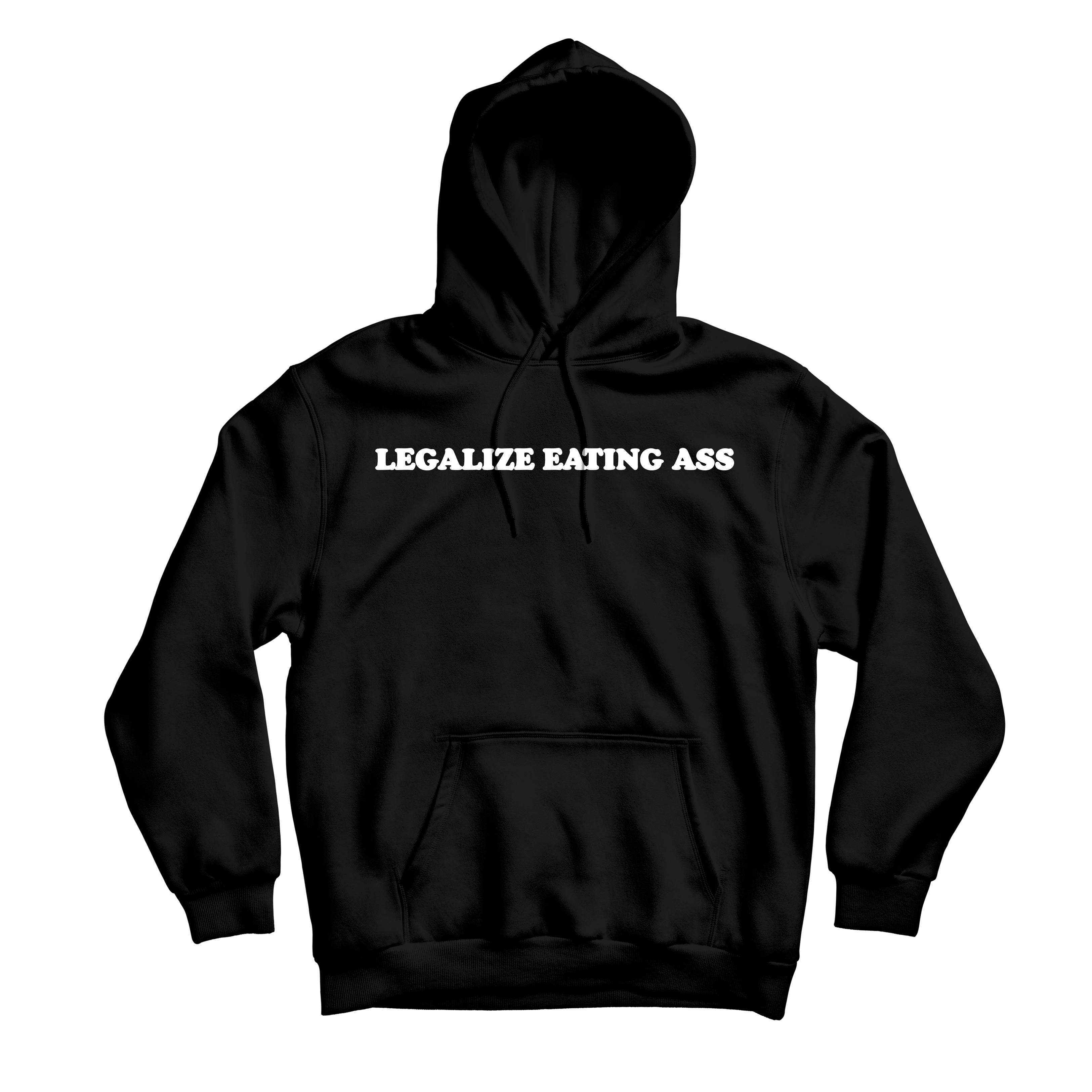 Legalize Eating Ass Black Hoodie
