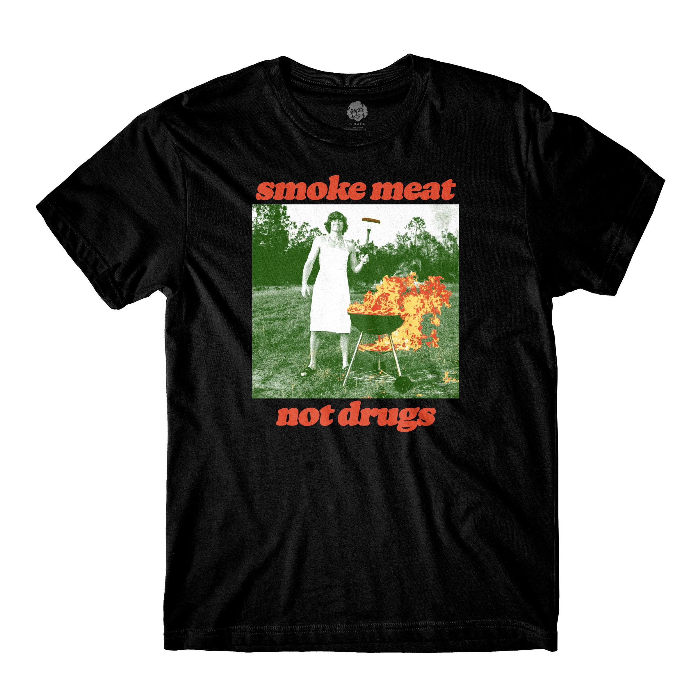Smoke Meat Not Drugs Black Tee
