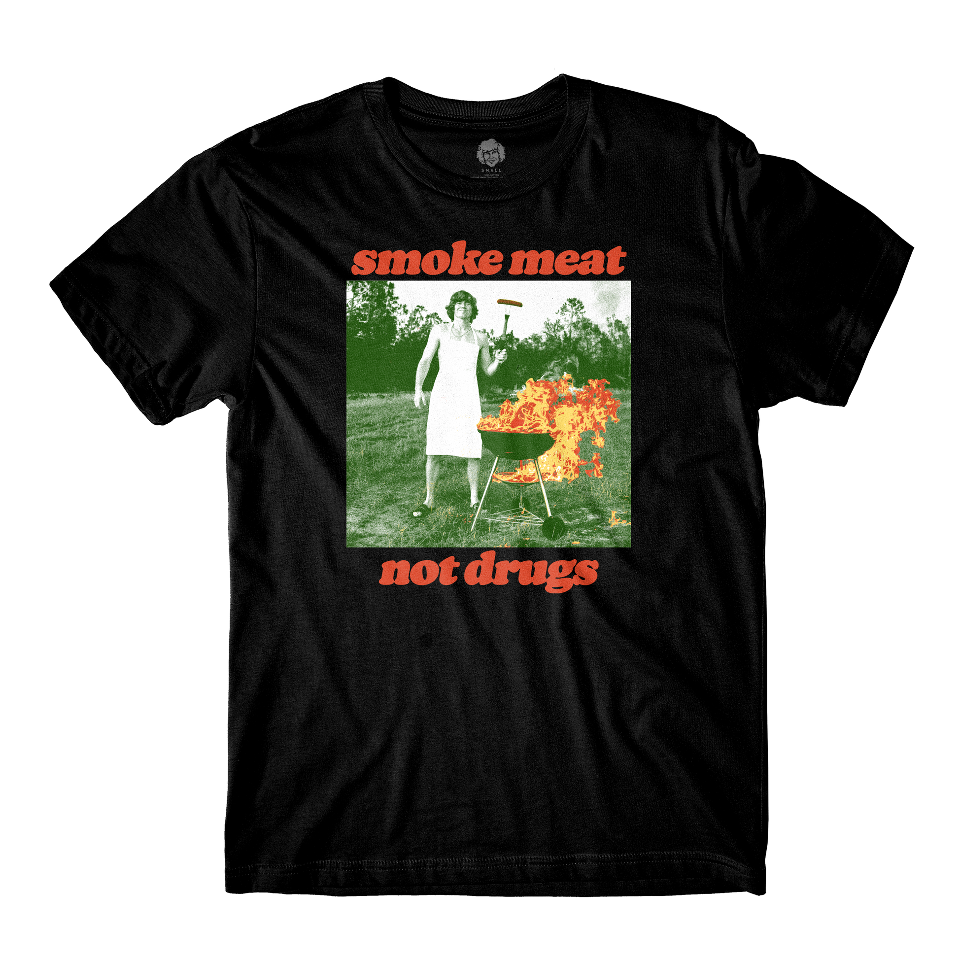 Smoke Meat Not Drugs Black Tee
