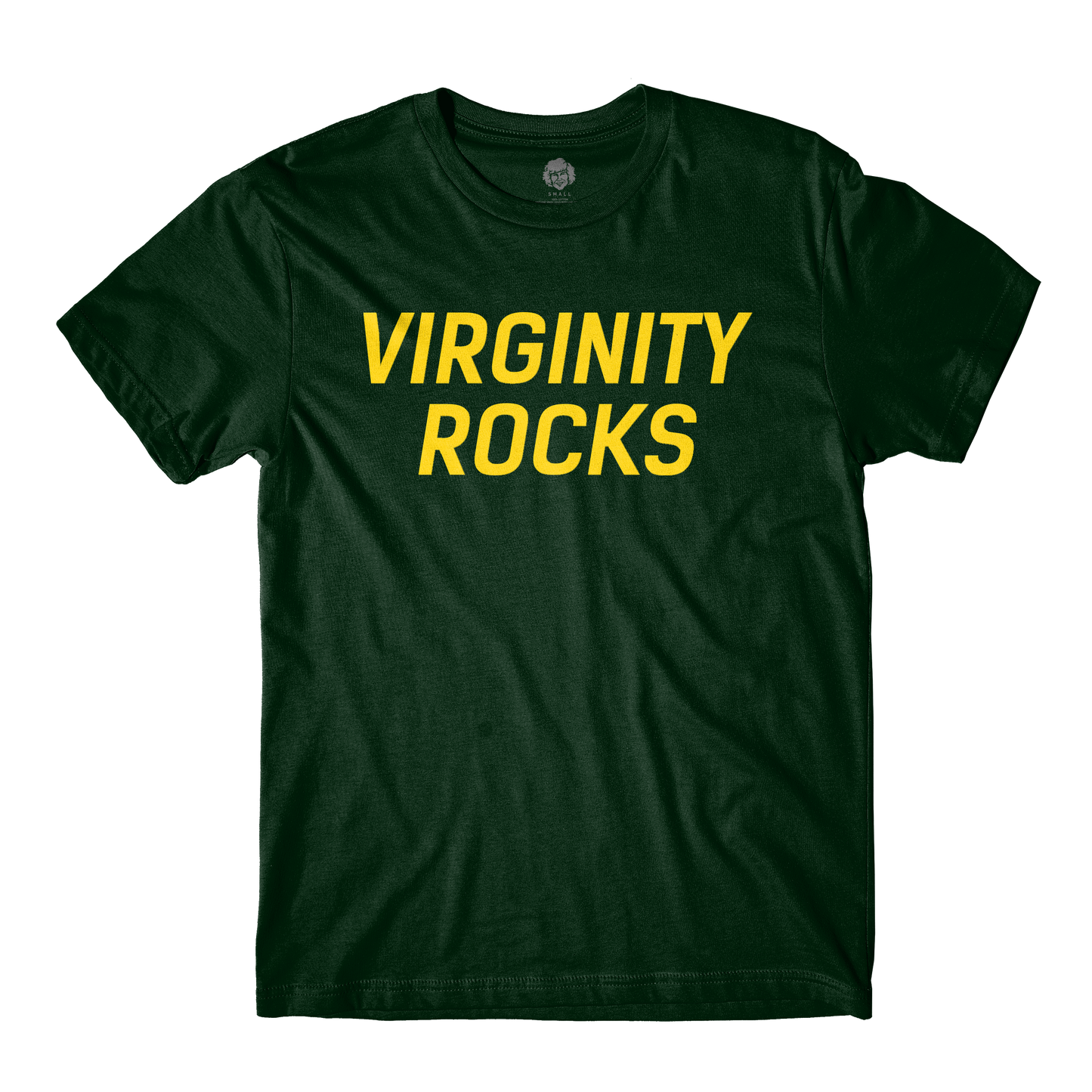 Load image into Gallery viewer, Virginity Rocks University Forest Tee
