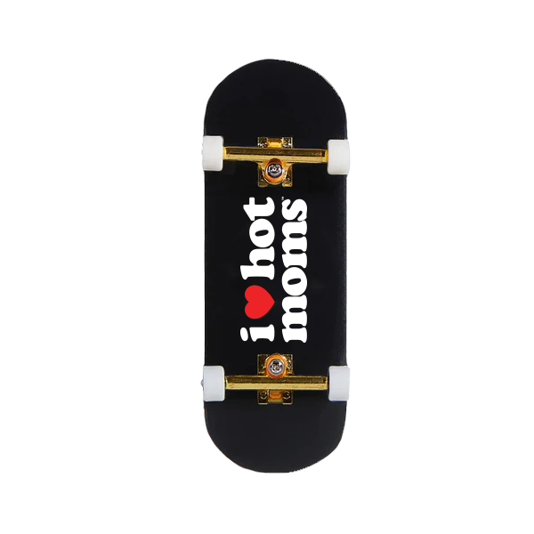 I Heart Hot Moms Black Finger Board