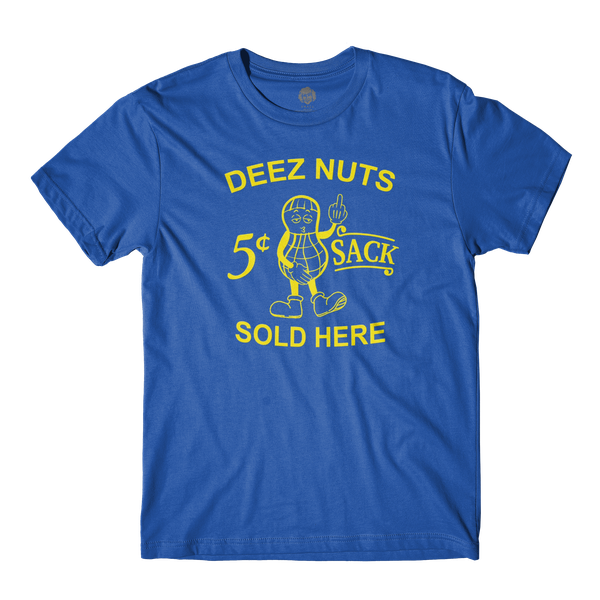 Deez Nuts Blue Tee