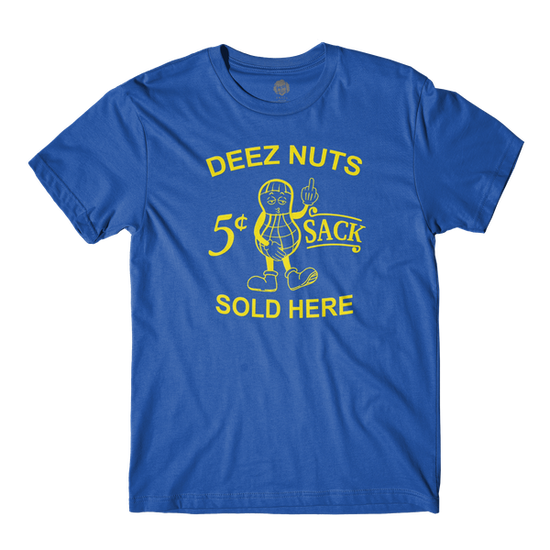 Deez Nuts Blue Tee