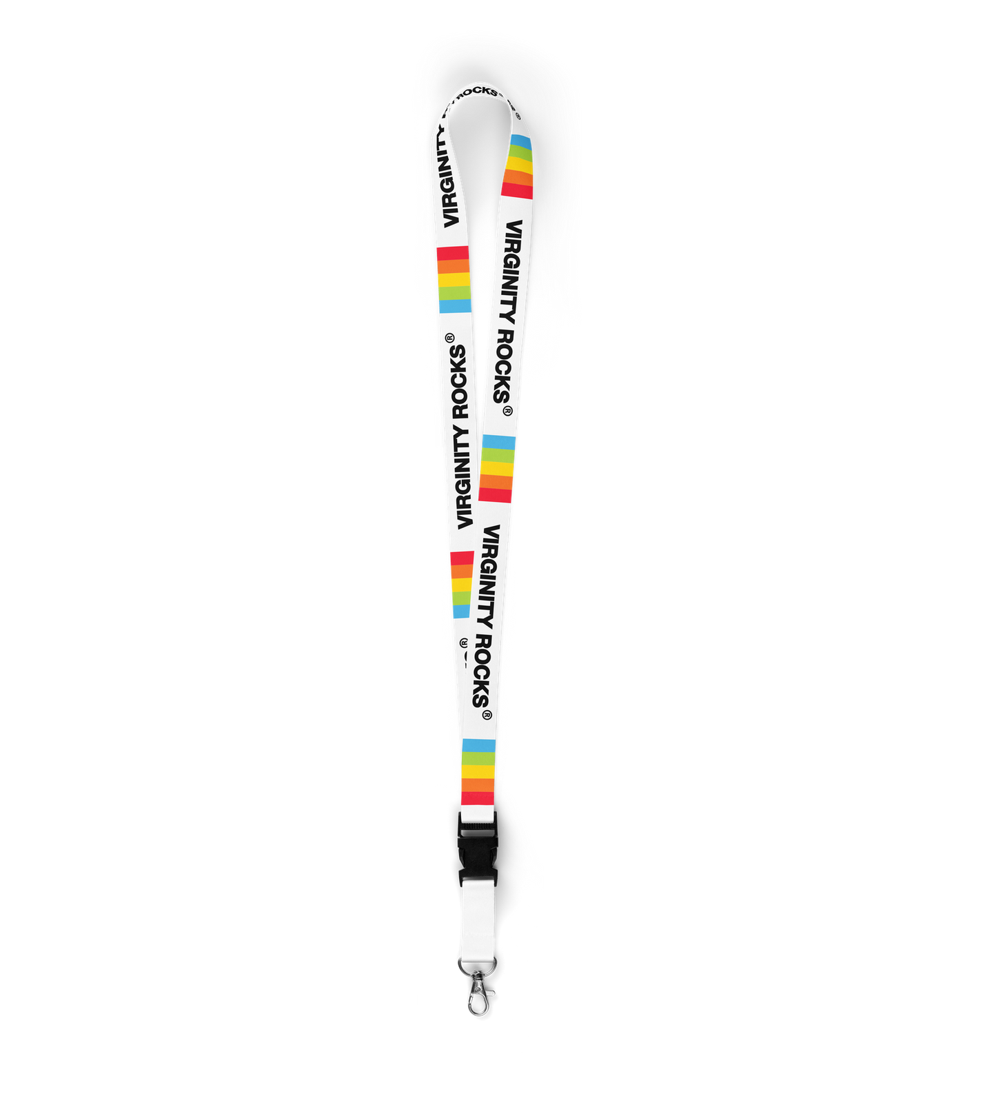 Virginity Rocks Registered Tape Lanyard