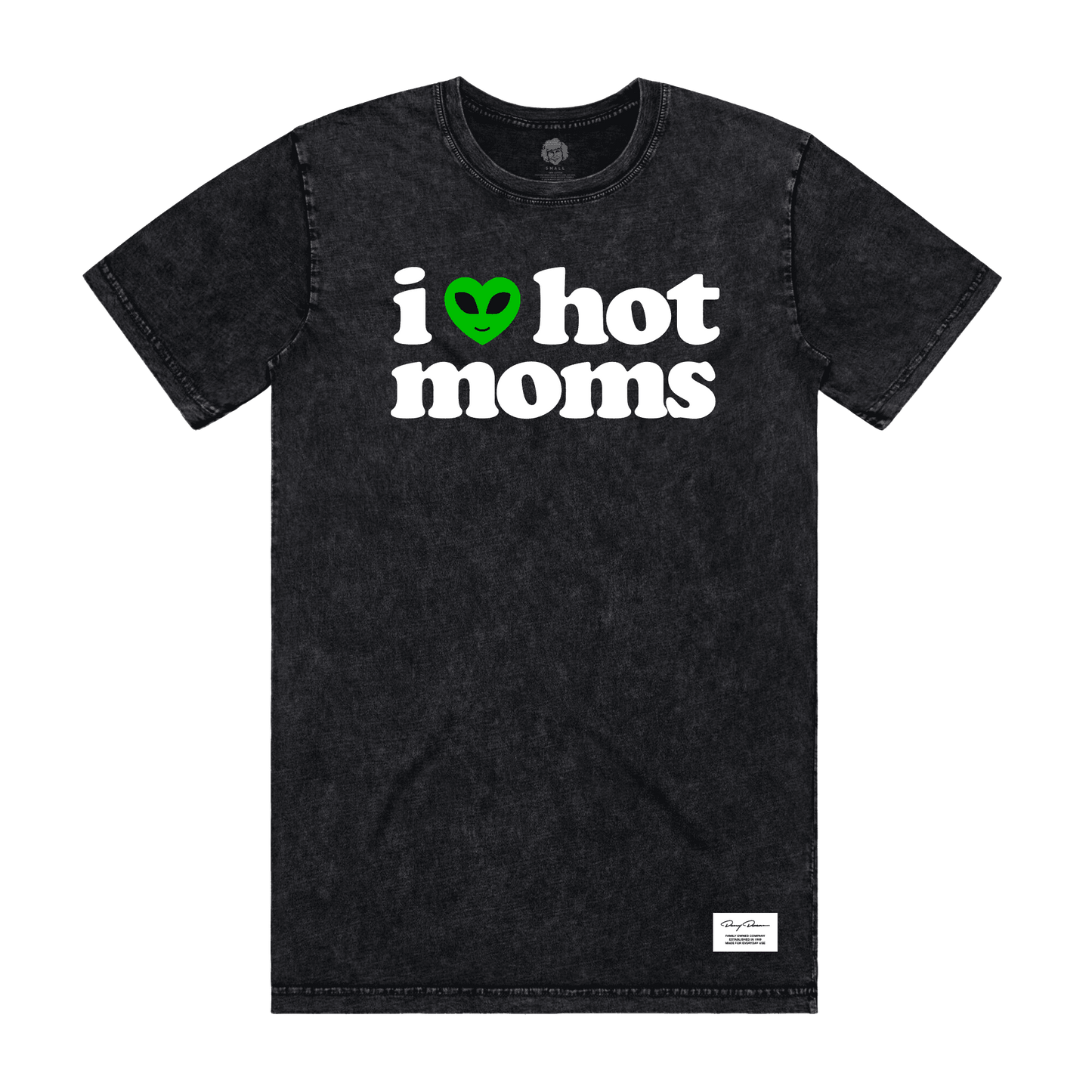 I Heart Hot Moms Alien Vintage Tee