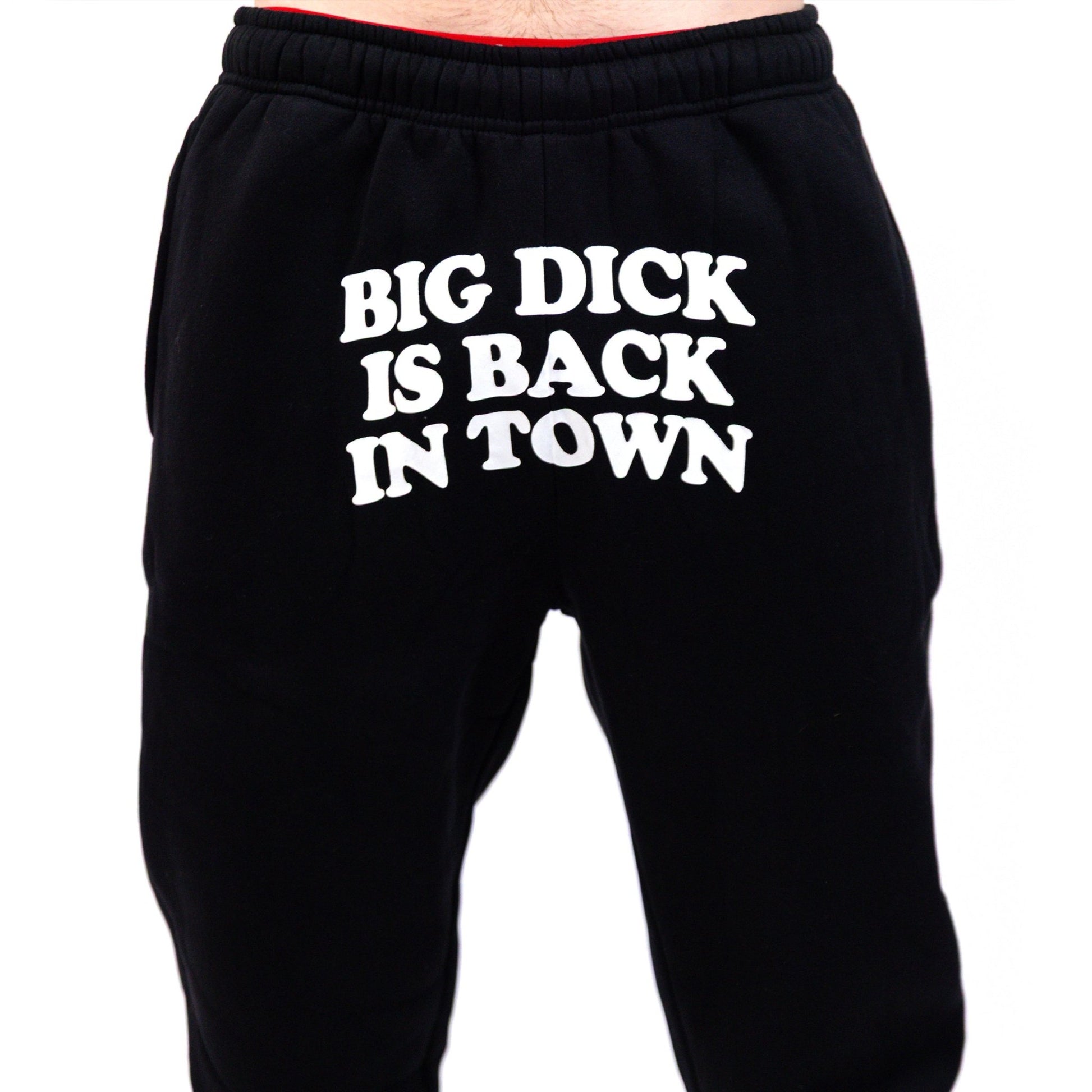 Back In Town Black Sweatpants - Danny Duncan