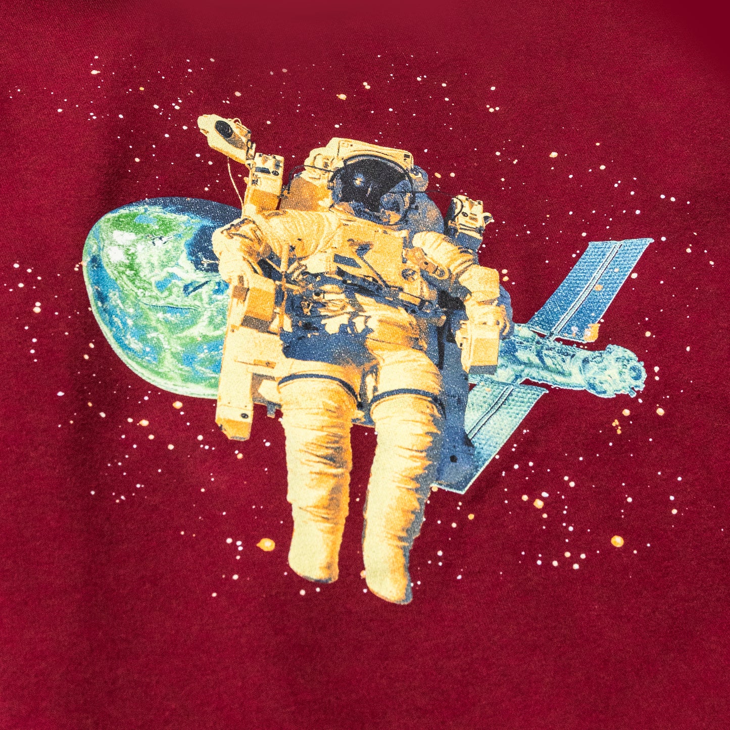 Virginity Rocks Orbit Maroon Hoodie