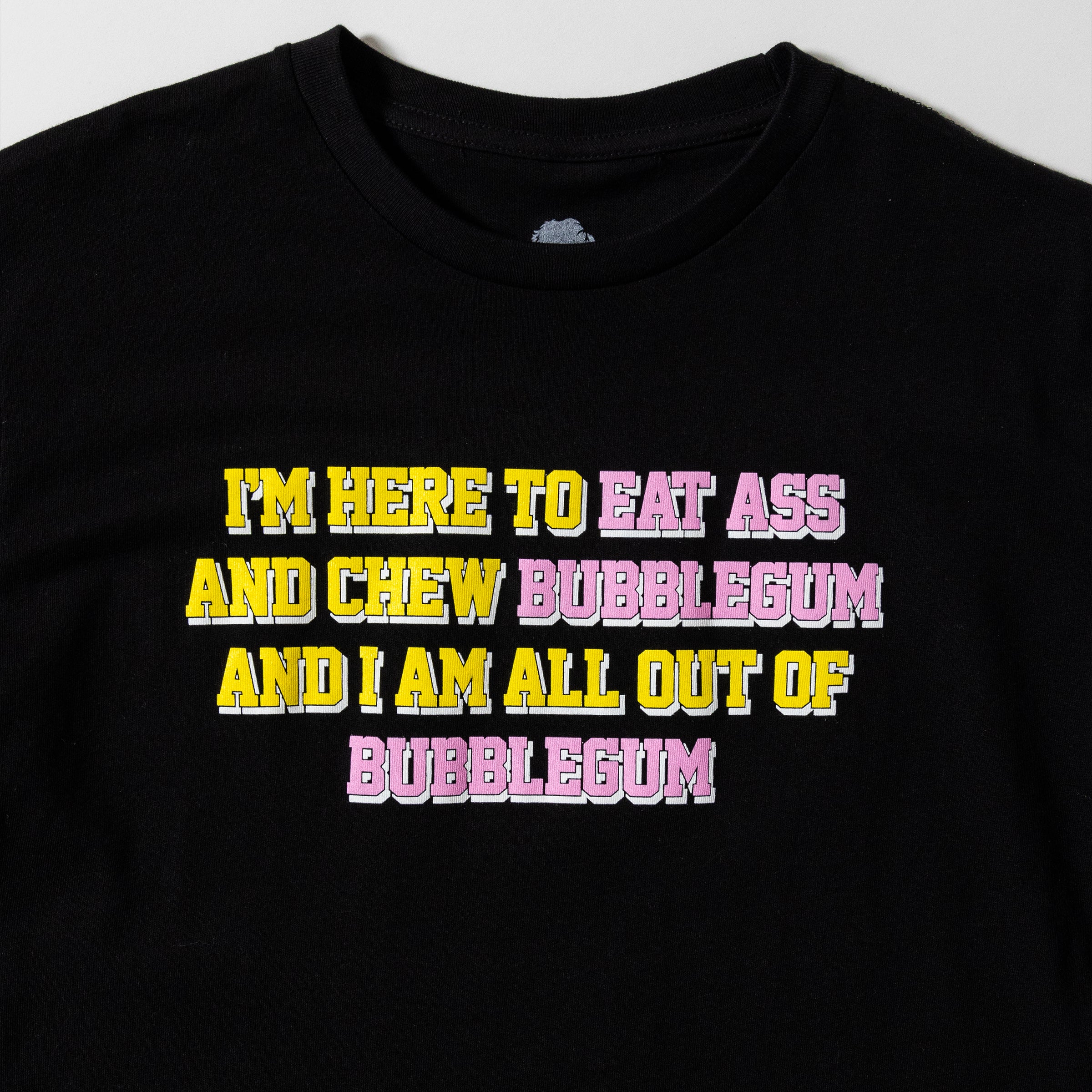 Chew Bubblegum Black Tee – Danny Duncan