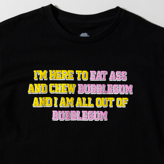 Load image into Gallery viewer, Chew Bubblegum Black Tee
