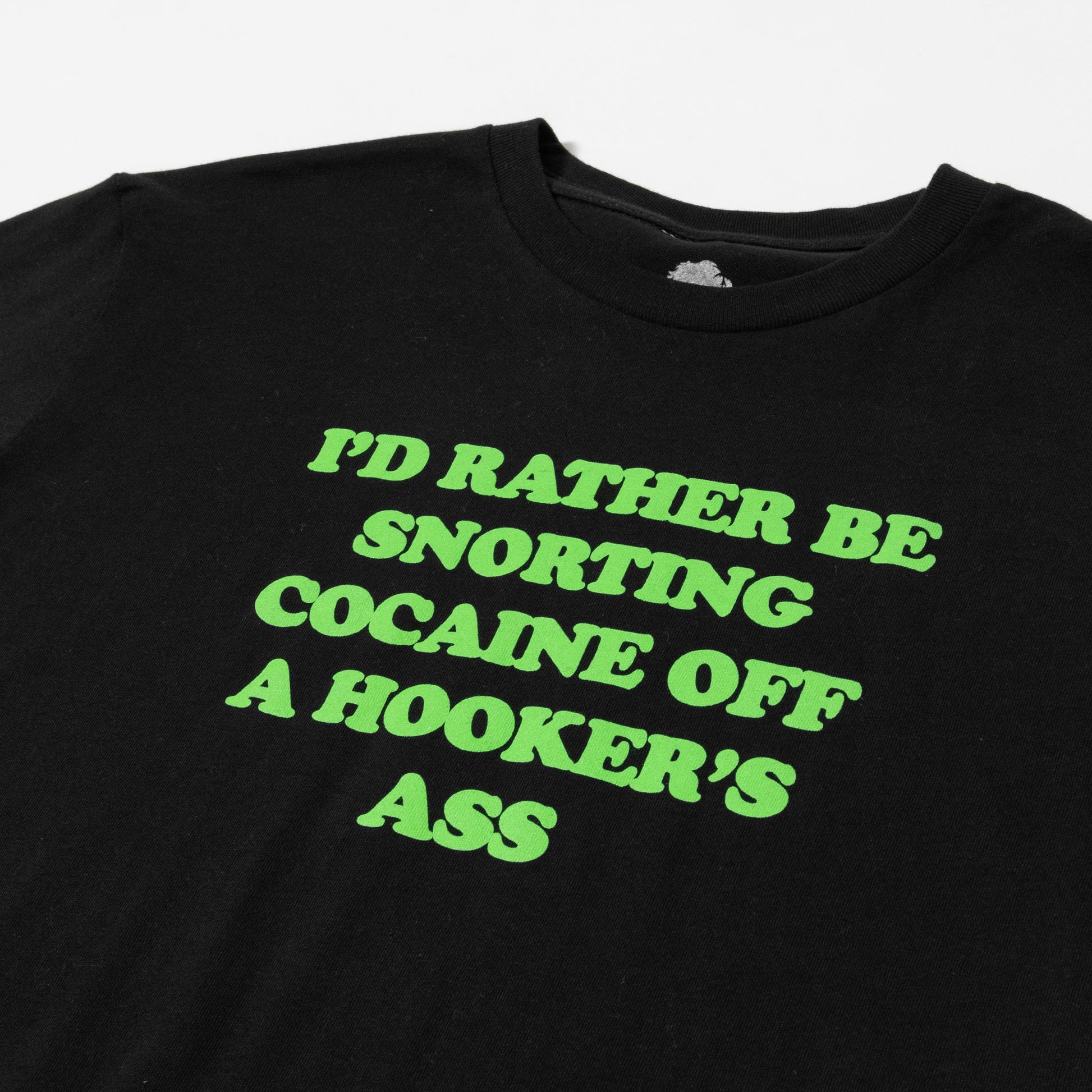 Hooker's Ass Black Tee