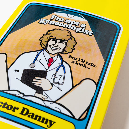 Load image into Gallery viewer, Not A Gynecologist Yellow Skate Deck
