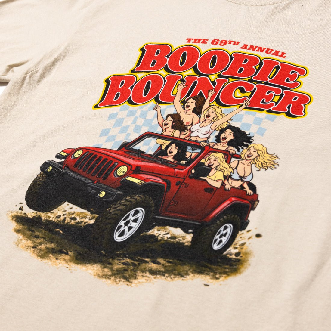 Boobie Bouncer Sand Tee – Danny Duncan
