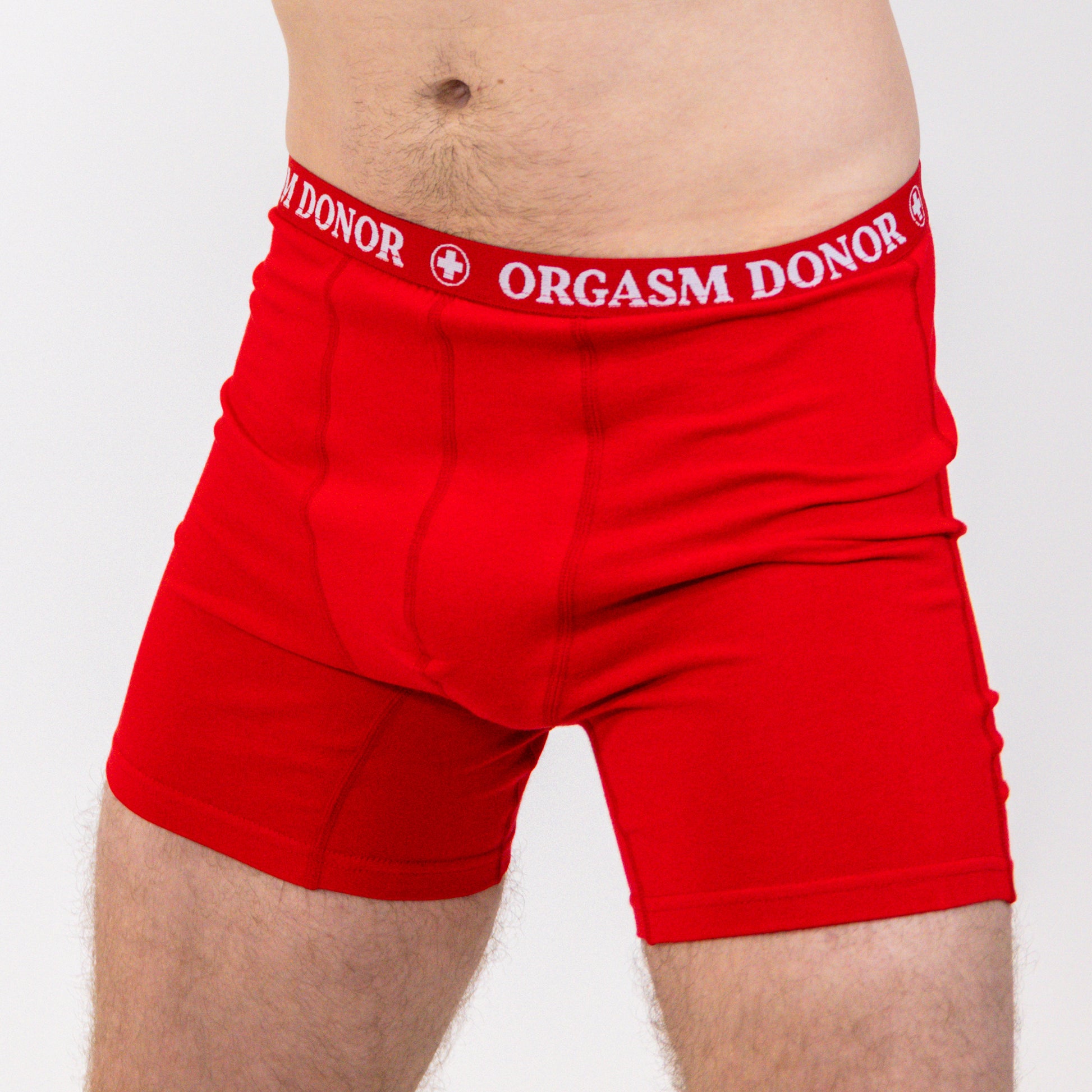Orgasm Donor Red Boxers