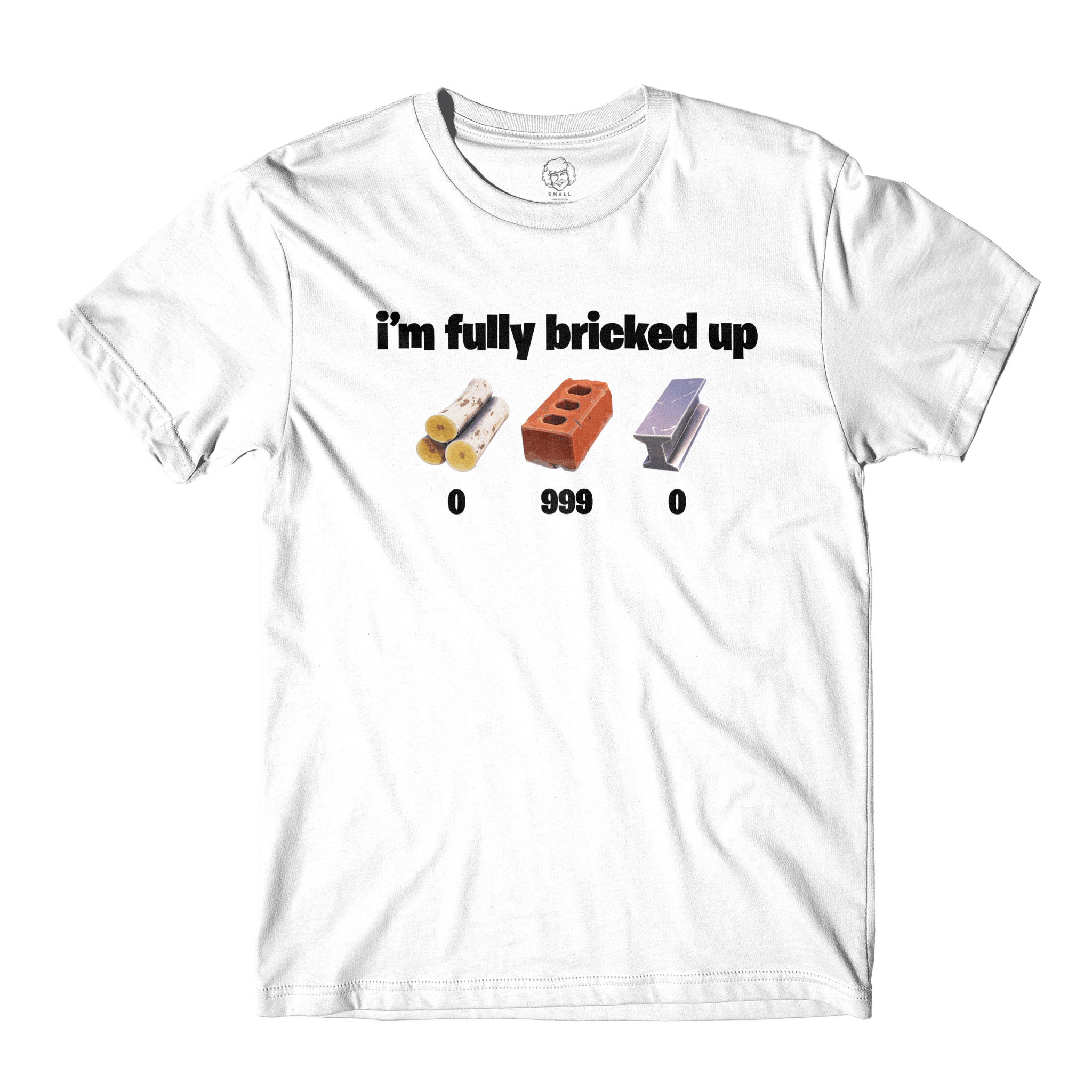 Bricked Up White Tee - Danny Duncan