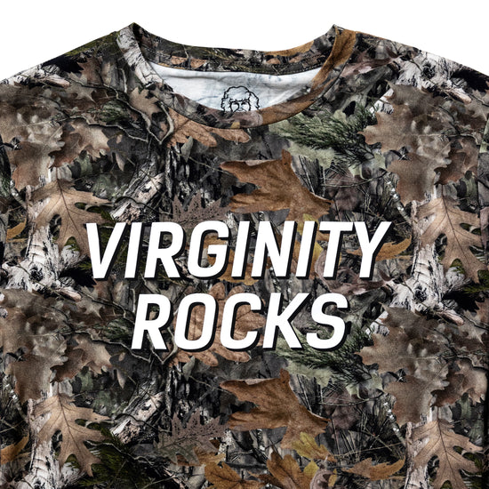 Load image into Gallery viewer, Virginity Rocks Camo Tee
