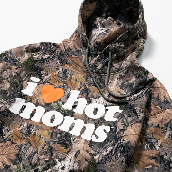 Load image into Gallery viewer, I Heart Hot Moms Camo Hoodie
