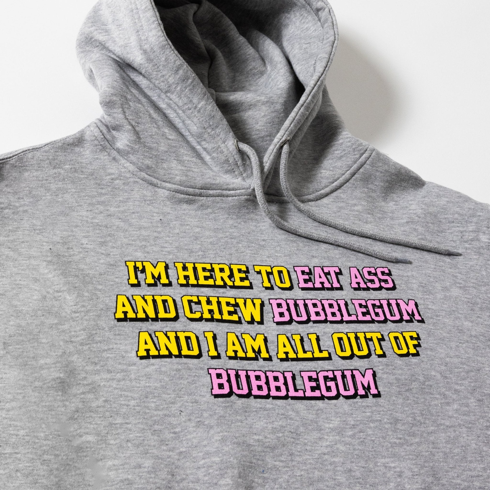 Chew Bubblegum Grey Hoodie – Danny Duncan